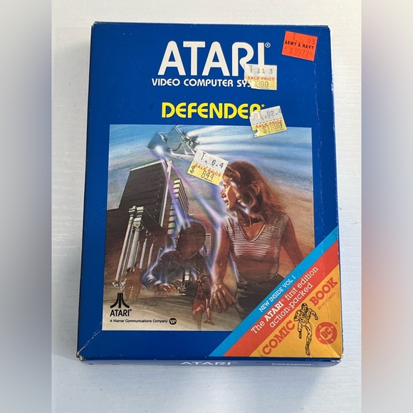 Defender Atari 2600 Game Released:1981 - Picture 1 of 3